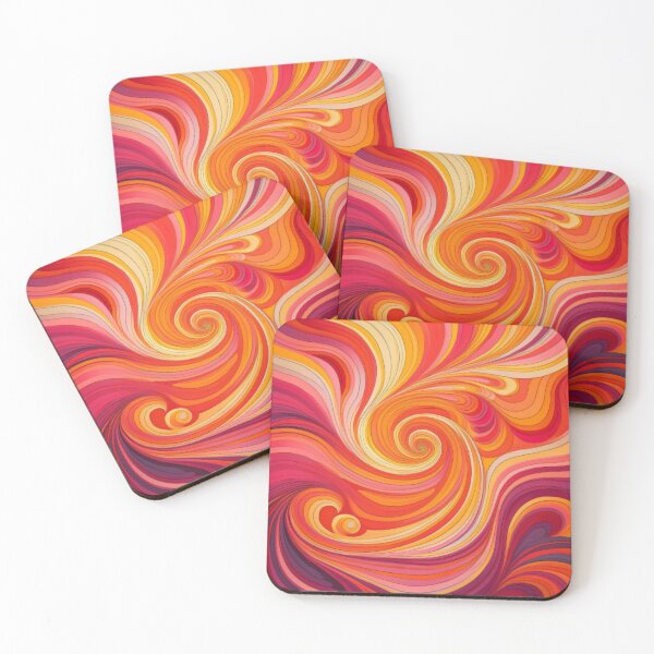 Item preview, "Fiery Swirl" Abstract Art Design designed and sold by RaiyaTees.