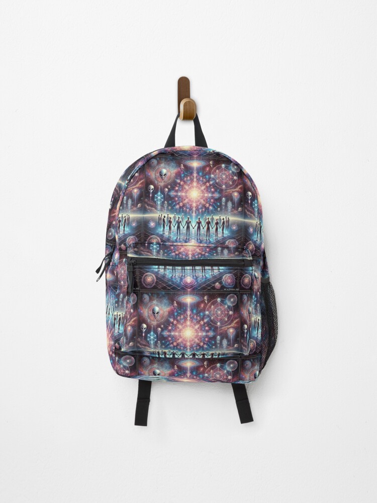 Thumbnail 1 of 3, Backpack, Cosmic Unity designed and sold by Meta2Physical.