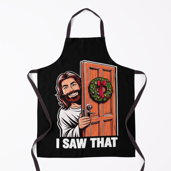 Item preview, I Saw That Jesus Christ Christmas Wreath designed and sold by plushism.
