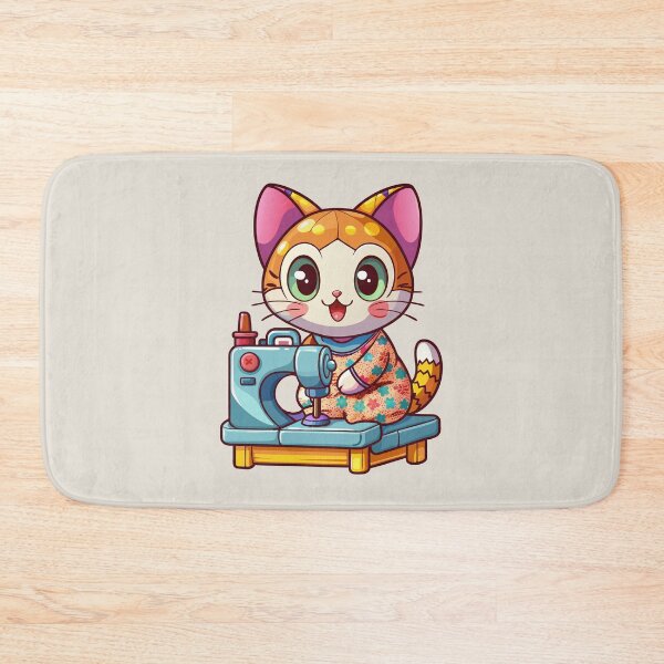 Item preview, sewing cat designed and sold by jkrphoto.