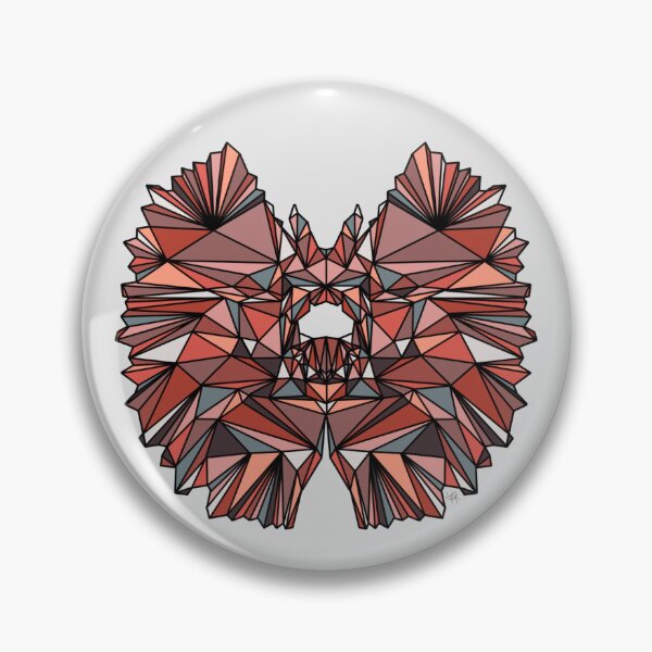 Item preview, Geometric Dinosaur - Dilophosaurus - Red Tones designed and sold by YaraCreatyque.