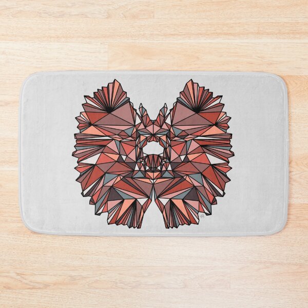 Item preview, Geometric Dinosaur - Dilophosaurus - Red Tones designed and sold by YaraCreatyque.
