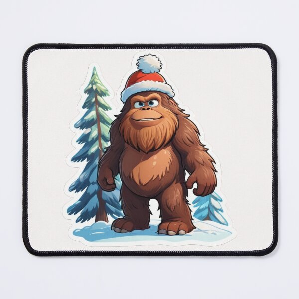 Item preview, Christmas Cartoon Sasquatch designed and sold by Krieghorn.