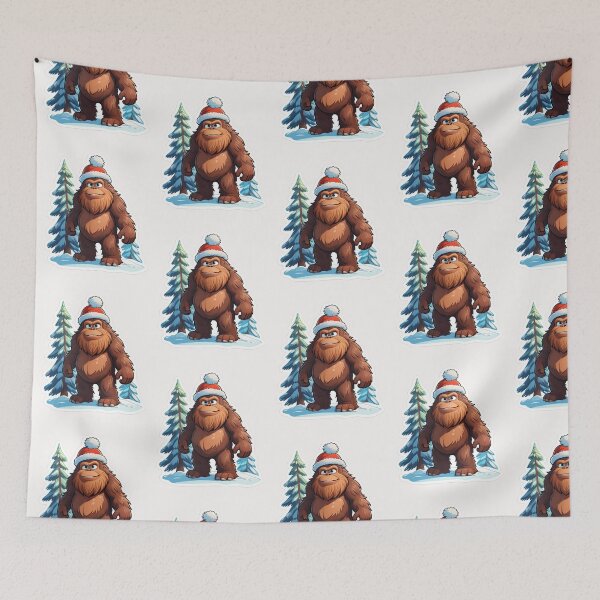 Artikelvorschau, Weihnachten, karikatur, sasquatch entworfen und verkauft von Krieghorn.