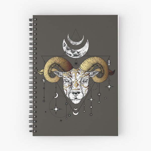 Item preview, Aries Ascends: Geometric Moons and Celestial Stars Art designed and sold by UPPrints.