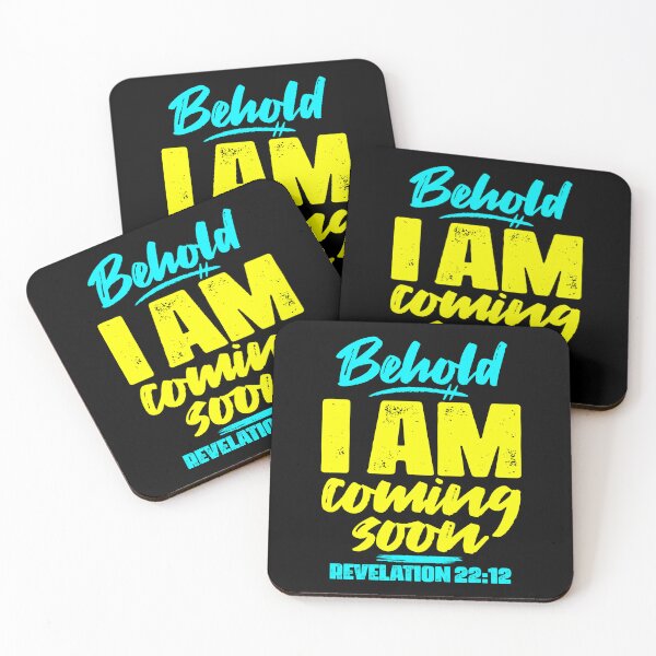 Item preview, Revelation 22:12 Behold I Am Coming Soon designed and sold by plushism.