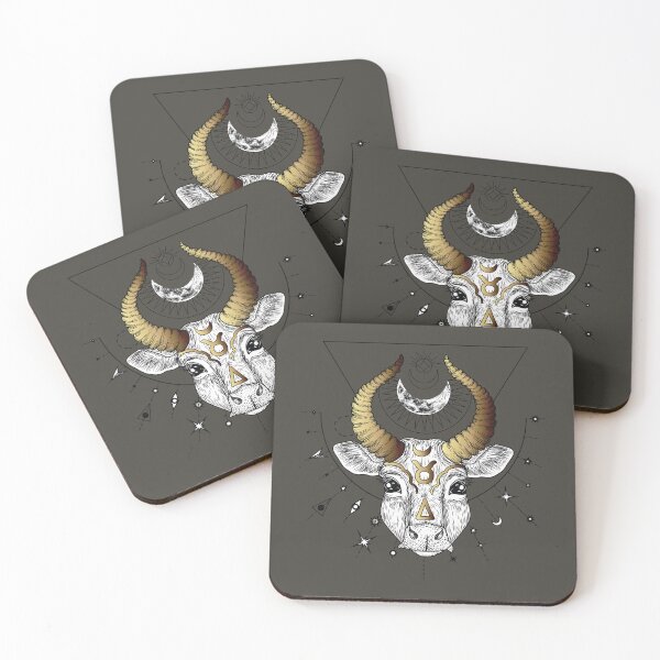 Item preview, Grounded Elegance: Intricate Taurus Zodiac Design designed and sold by UPPrints.