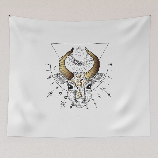 Item preview, Grounded Elegance: Intricate Taurus Zodiac Design designed and sold by UPPrints.