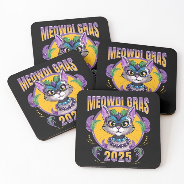 Artikelvorschau, Lustiges Meowdi Gras 2025 Karneval Katzenliebhaber entworfen und verkauft von Betsytiptoe.