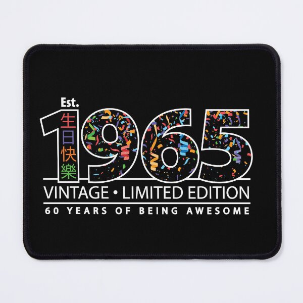 Item preview, Happy 60th Est. 1965 Vintage Limited Edition 60 Years of Being Awesome  designed and sold by PCStudio57.