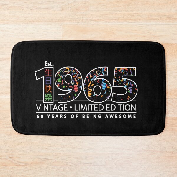 Item preview, Happy 60th Est. 1965 Vintage Limited Edition 60 Years of Being Awesome  designed and sold by PCStudio57.
