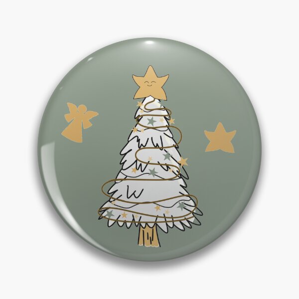 Item preview, Silver and Gold Christmas tree Stars and Angel designed and sold by Krissys-Art.