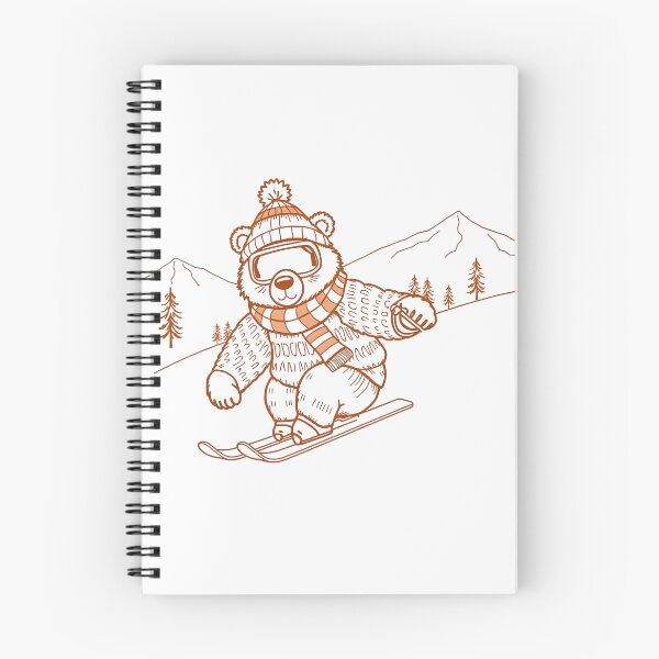 Item preview, Vintage bear Skiing designed and sold by svarupa.
