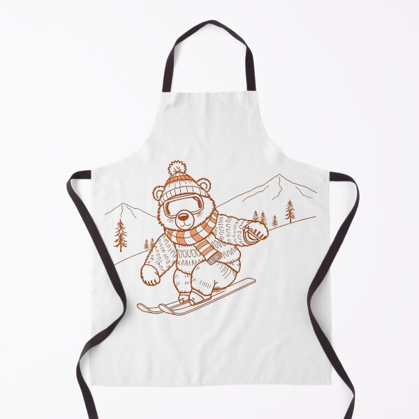 Item preview, Vintage bear Skiing designed and sold by svarupa.