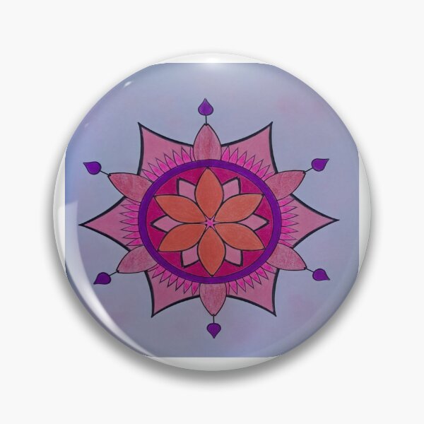 Item preview, Mandala fiorito in toni caldi designed and sold by Artisticmandala.