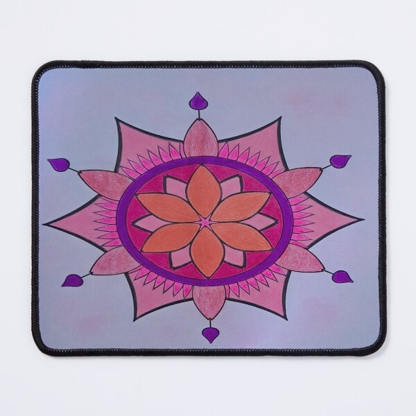 Item preview, Mandala fiorito in toni caldi designed and sold by Artisticmandala.