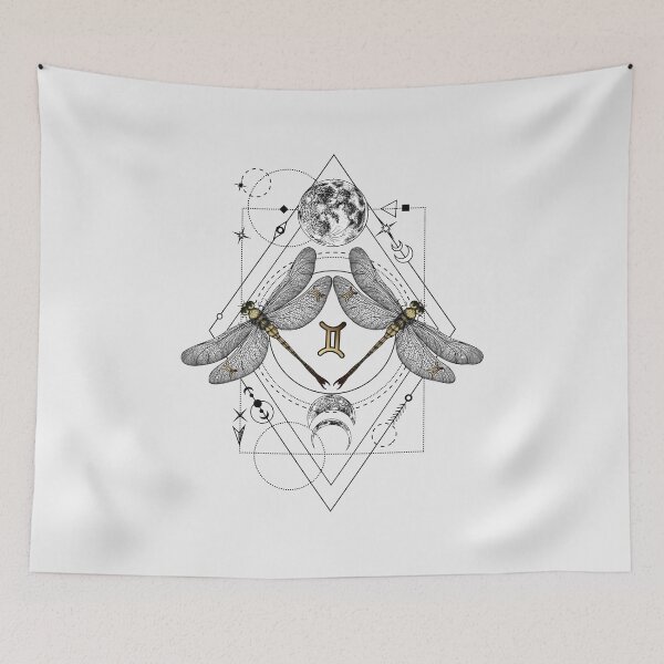 Item preview, Dual Perspectives: Geometric Gemini Masterpiece designed and sold by UPPrints.