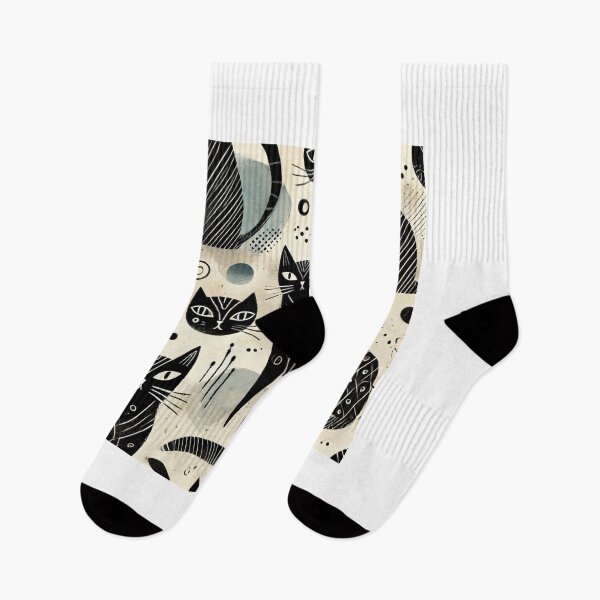 Item preview, Exclusive Black Cat Pattern Design with Artistic Variations designed and sold by Alta-store.