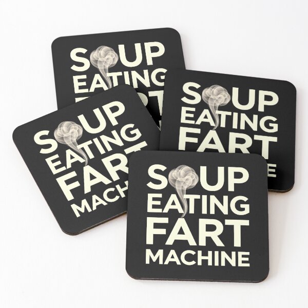 Item preview, Soup Eating Fart Machine -A perfect gift for anyone who loves quirky humor and absurd memes! designed and sold by ZyziowskyArt.