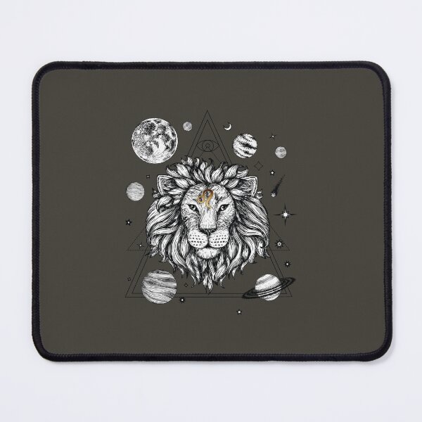 Item preview, Roaring Radiance: Leo's Fiery Geometric Design designed and sold by UPPrints.
