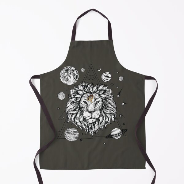 Item preview, Roaring Radiance: Leo's Fiery Geometric Design designed and sold by UPPrints.