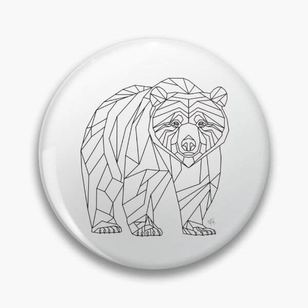 Item preview, DIY - Geometric Bear - Customizable Design designed and sold by YaraCreatyque.