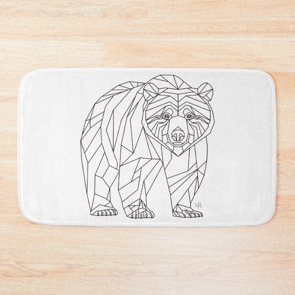 Item preview, DIY - Geometric Bear - Customizable Design designed and sold by YaraCreatyque.