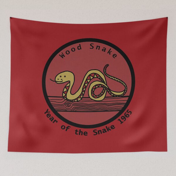 Item preview, Year of the Snake 1965 Wood designed and sold by ellenhenry.