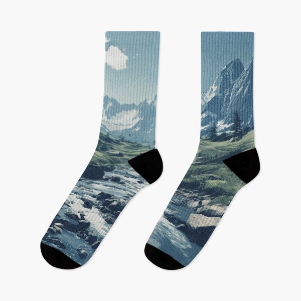 Item preview, The Whispering Peaks | Impressionism designed and sold by Drawings Project.