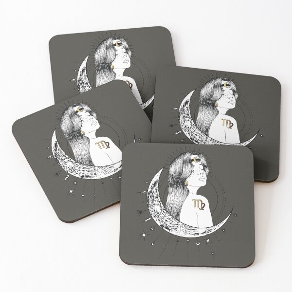 Item preview, Cosmic Precision: Virgo’s Earthy Geometric Charm designed and sold by UPPrints.