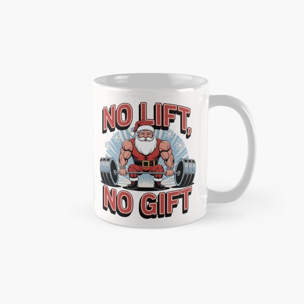 Item preview, No Lift No Gift Santa Claus designed and sold by Krieghorn.