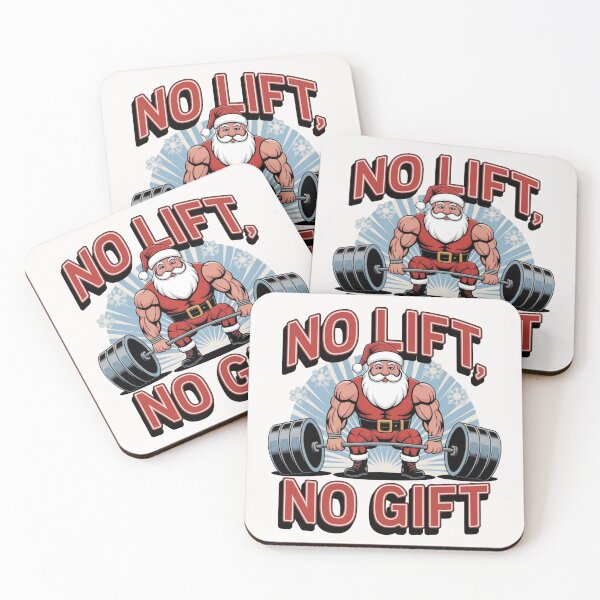 Item preview, No Lift No Gift Santa Claus designed and sold by Krieghorn.