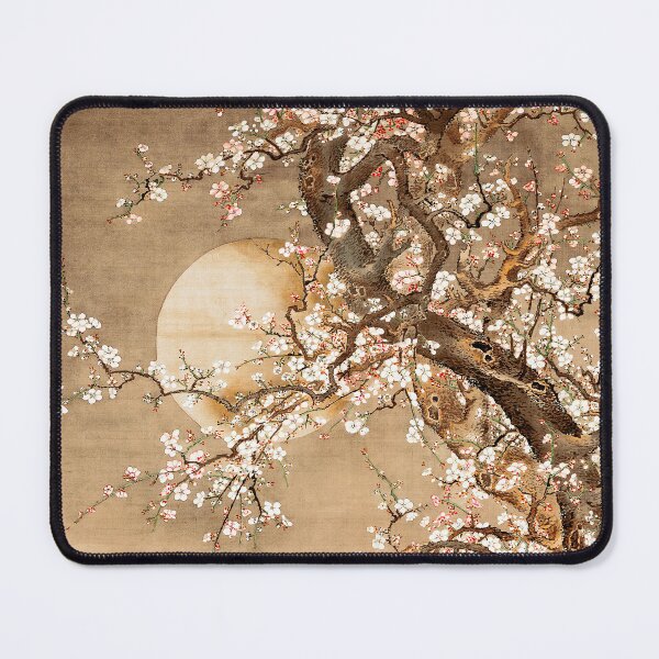 Item preview, Japanese painting. Plum blossom in moonlight designed and sold by likiska.