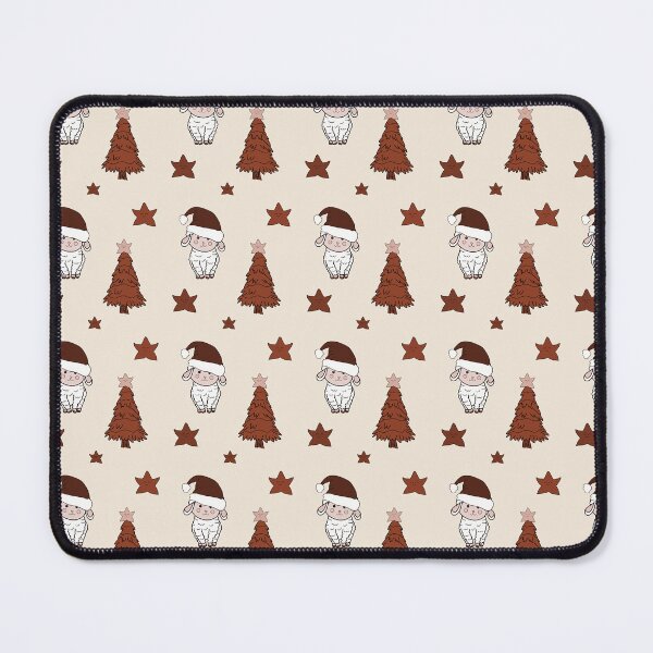 Item preview, Cute Christmas sheep and espresso brown designed and sold by Krissys-Art.