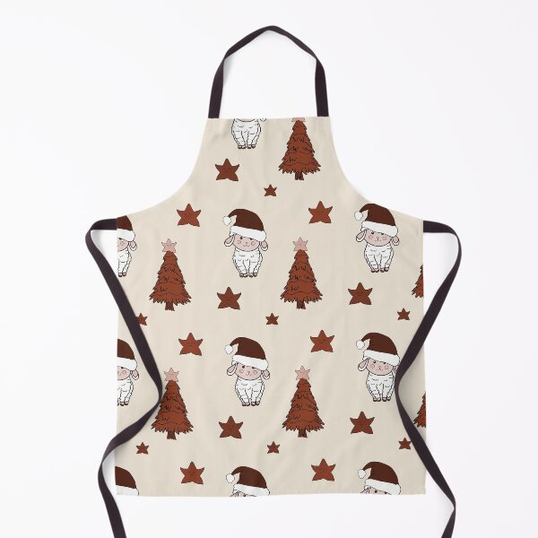 Item preview, Cute Christmas sheep and espresso brown designed and sold by Krissys-Art.