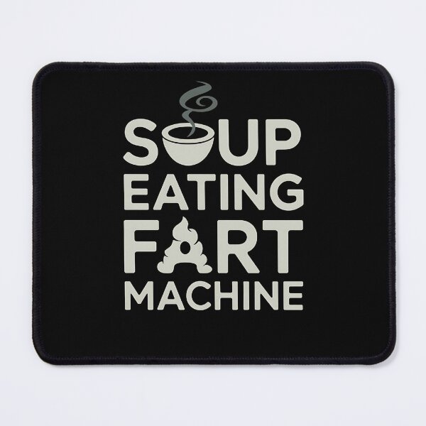 Item preview, Soup Eating Fart Machine -A perfect gift for anyone who loves quirky humor and absurd memes! designed and sold by ZyziowskyArt.
