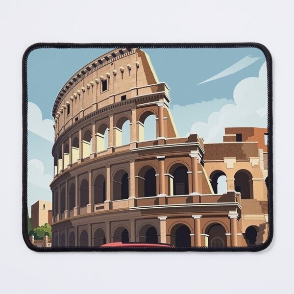 Item preview, Rome Colosseum Travel Poster designed and sold by Arctic frame studio.