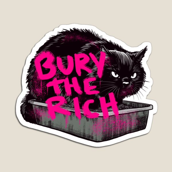 Item preview, Bury The Rich Catbox designed and sold by KilkennyCat Art.
