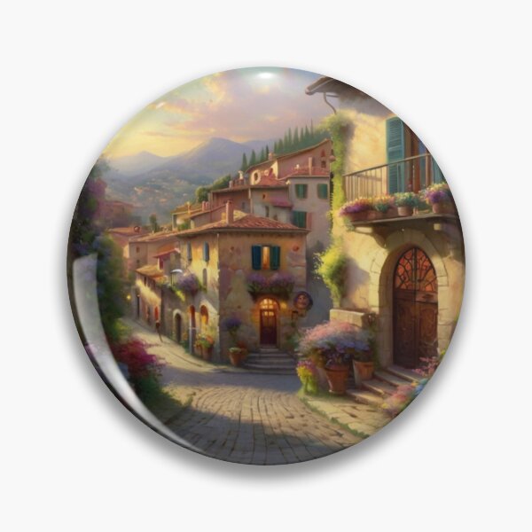 Item preview, Springtime Stroll on an Italian Street designed and sold by BlareBlare.