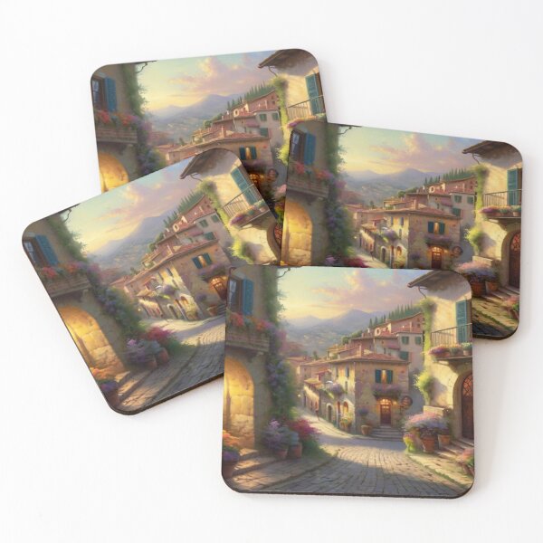 Item preview, Springtime Stroll on an Italian Street designed and sold by BlareBlare.
