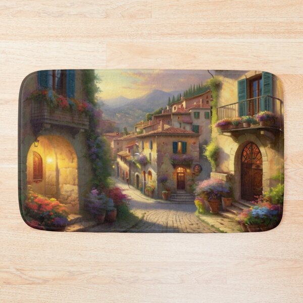 Item preview, Springtime Stroll on an Italian Street designed and sold by BlareBlare.