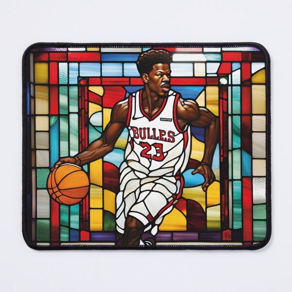 Item preview, Jimmy Buckets in stained glass Basketball designed and sold by Mohamed Bekhechi.