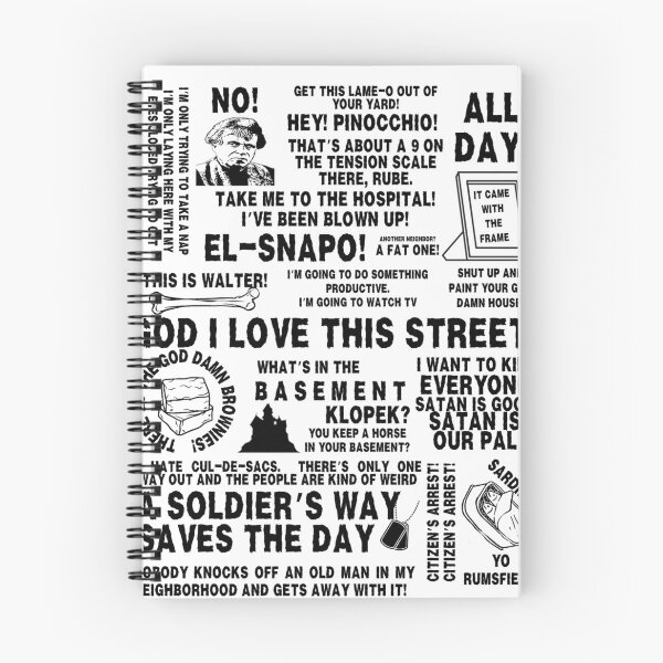 Item preview, The Burbs Quotes Sticker designed and sold by Isthereatheme.
