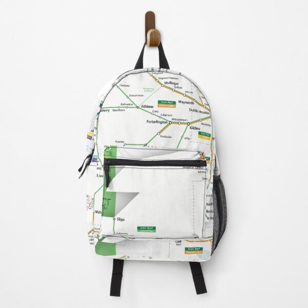 Item preview, Ireland rail train map designed and sold by MrMappy.