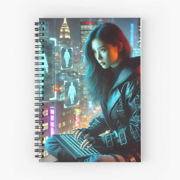 Item preview, Japanese cyberpunk hacker girl designed and sold by cyberheadscifi.