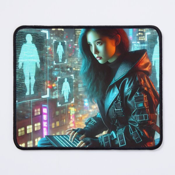 Item preview, Japanese cyberpunk hacker girl designed and sold by cyberheadscifi.