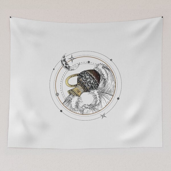 Item preview, Water-Bearer Waves: Aquarius Zodiac Design designed and sold by UPPrints.