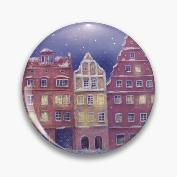 Item preview, Wroclaw Market Square in Winter designed and sold by viktoriaart0303.