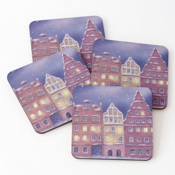 Item preview, Wroclaw Market Square in Winter designed and sold by viktoriaart0303.