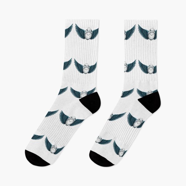 Item preview, Time Flies Clock with Wings designed and sold by DesignsMjB.